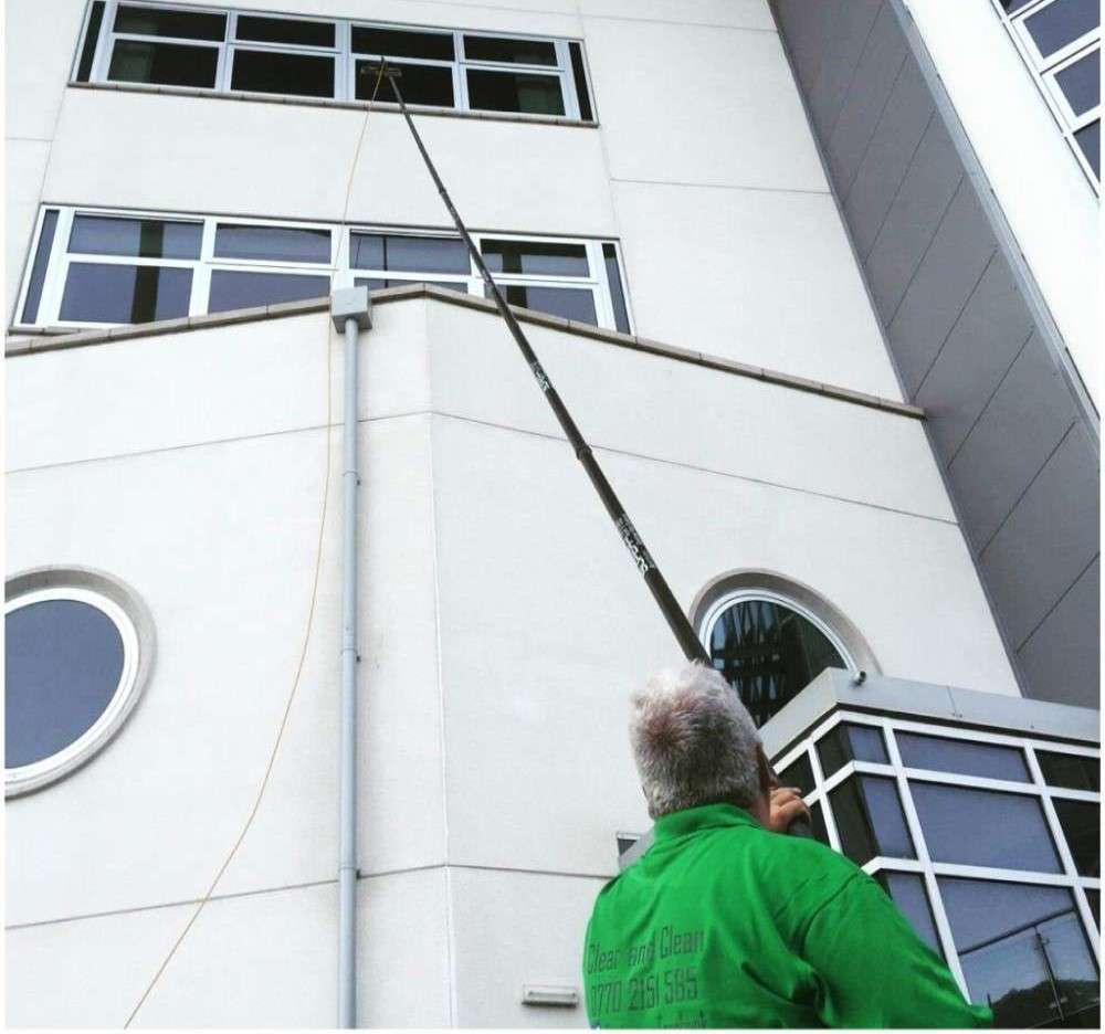 Clean and Clear window cleaning