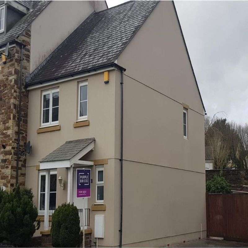 A house that has had render cleaning